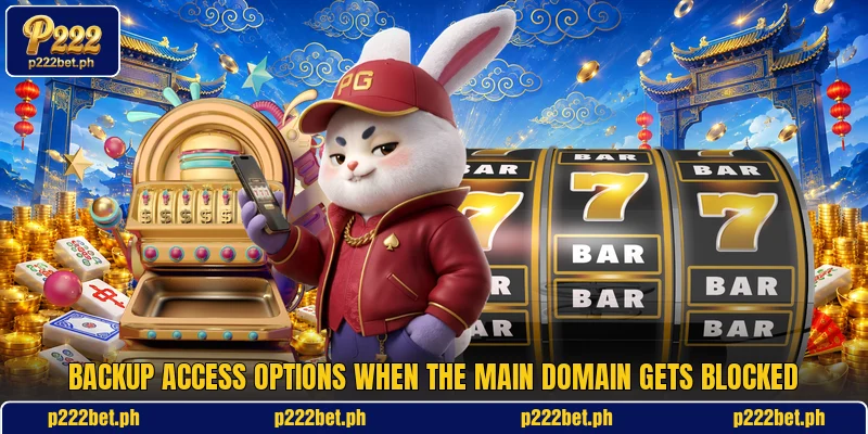 Backup access options when the main domain gets blocked