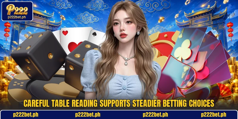 Careful table reading supports steadier betting choices Careful table reading supports steadier betting choices