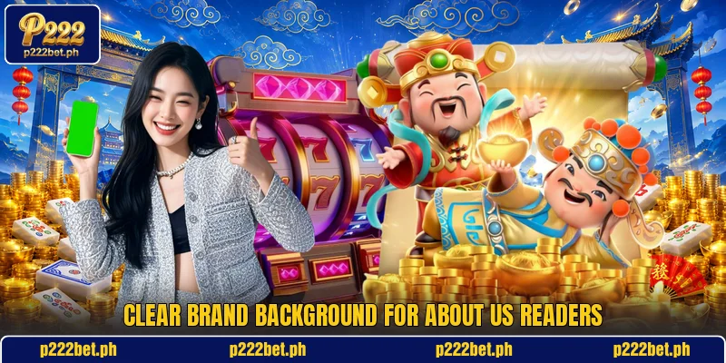 Clear brand background for about us readers Clear brand background for about us readers