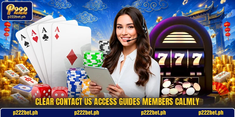 Clear contact us access guides members calmly Clear contact us access guides members calmly