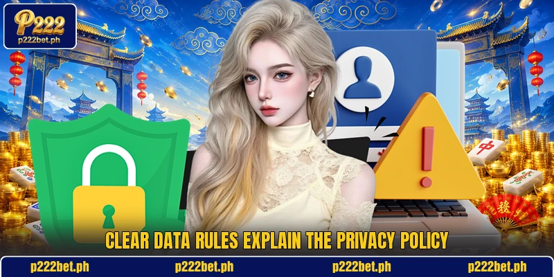 Clear data rules explain the privacy policy Clear data rules explain the privacy policy