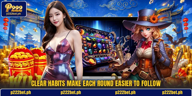 Clear habits make each round easier to follow Clear habits make each round easier to follow