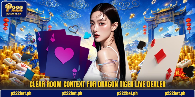 Clear room context for dragon tiger live dealer