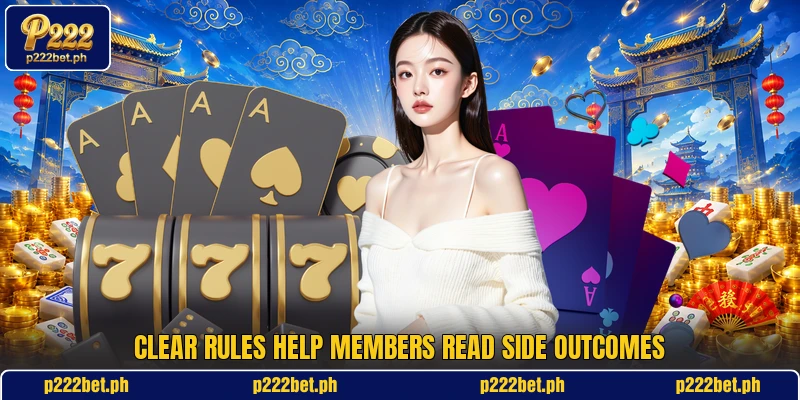 Clear rules help members read side outcomes Clear rules help members read side outcomes