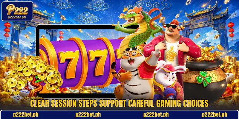Clear session steps support careful gaming choices Clear session steps support careful gaming choices