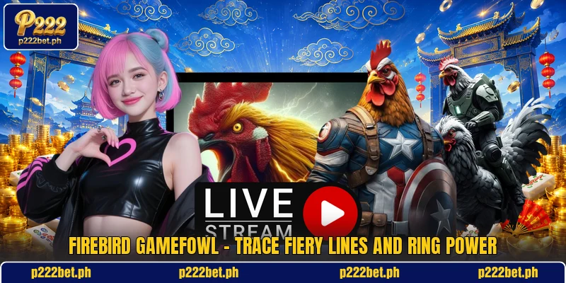 Firebird Gamefowl - Trace Fiery Lines And Ring Power