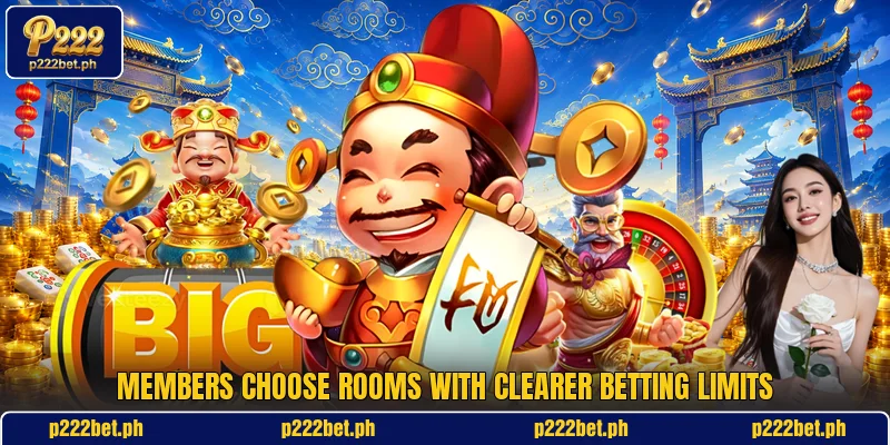 Members choose rooms with clearer betting limits Members choose rooms with clearer betting limits