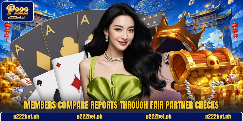 Members compare reports through fair partner checks Members compare reports through fair partner checks