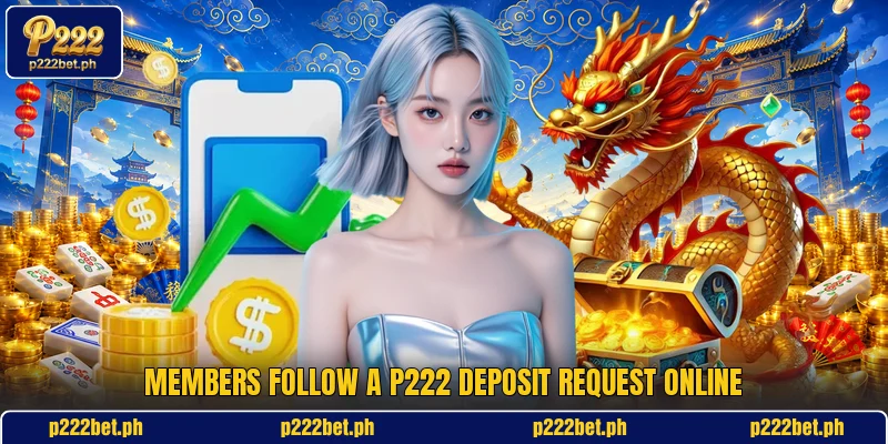 Members follow a P222 deposit request online Members follow a P222 deposit request online