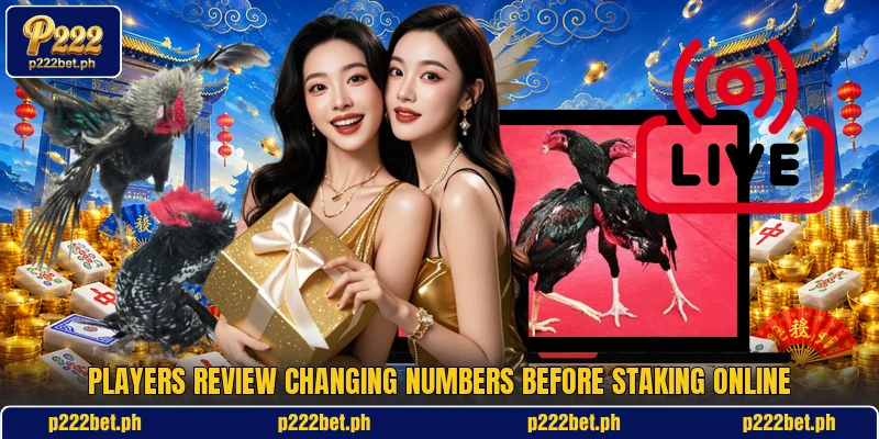 Players review changing numbers before staking online