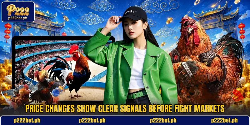 Price changes show clear signals before fight markets