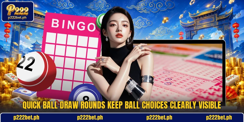 Quick ball draw rounds keep ball choices clearly visible Quick ball draw rounds keep ball choices clearly visible