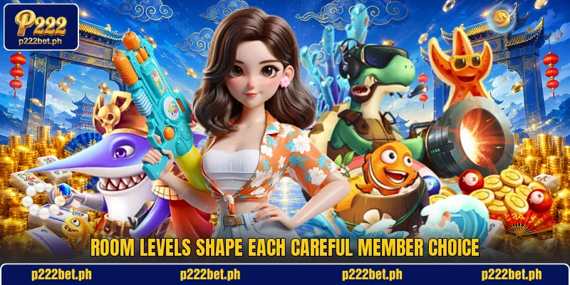 Room levels shape each careful member choice