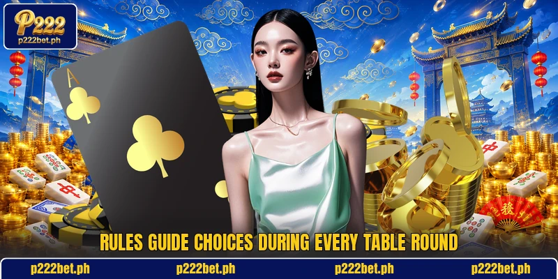 Rules guide choices during every table round