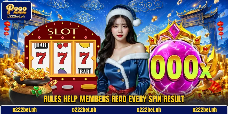 Rules help members read every spin result Rules help members read every spin result