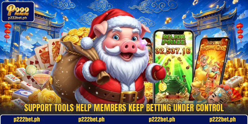 Support tools help members keep betting under control Support tools help members keep betting under control