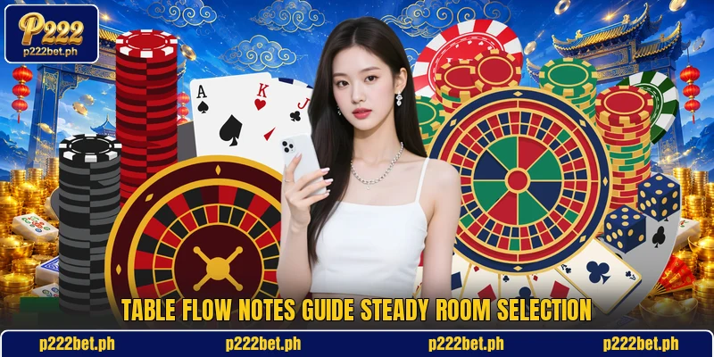 Table flow notes guide steady room selection Table flow notes guide steady room selection